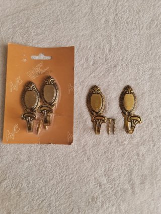 Set de 4 Alzapaños de Latón