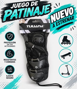 Kit de Protecciones para Patinaje Tijuana