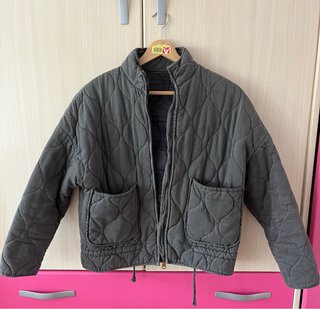 Cazadora Acolchada Gris