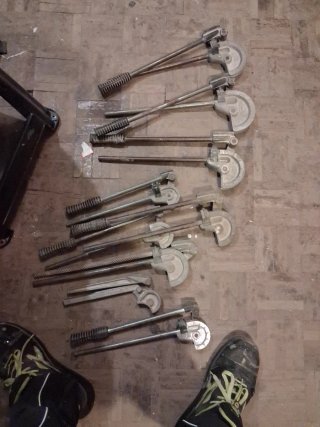 Set de 8 Curvadores para Tubería de Cobre