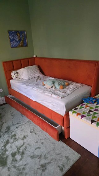 Cama Juvenil con Cabecero en Esquina