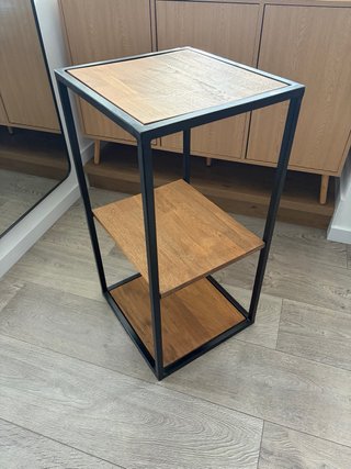 Estantería Auxiliar de Madera y Metal