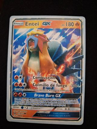Carta Pokémon Entei GX 011/072