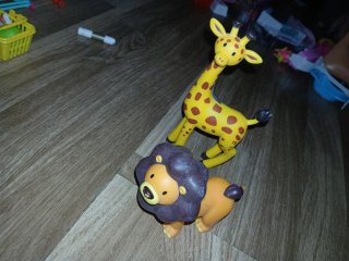 Set de 2 Muñecos de Animales de la Selva