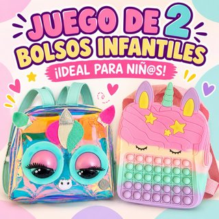 Set de 2 Bolsos Infantiles