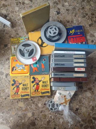 Lote de 20 películas en formato Super 8
