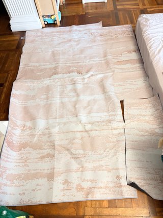 Alfombra con diseño abstracto