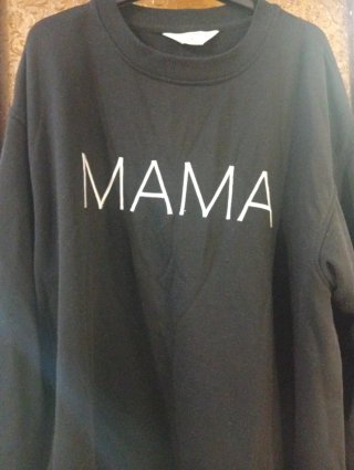 Sudadera Negra MAMA Talla L