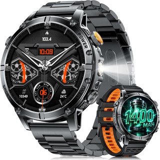 Reloj Inteligente LIGE 1.7 con Linterna LED
