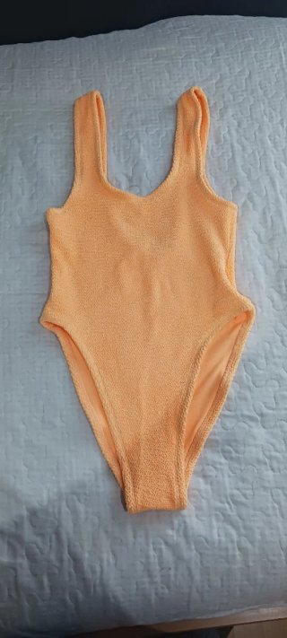 Bañador Naranja Texturizado