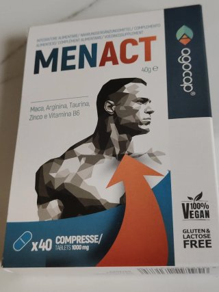 Menact maca arginina zinco taurina vegano Nuovo