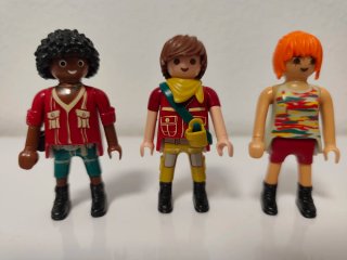 Lote Playmobil 3 Figuras Safari y Zoo