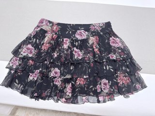 Falda de volantes Pedro del Hierro seda