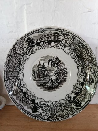 Plato y Taza La Cartuja de Sevilla