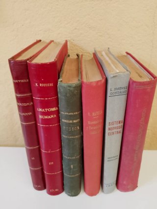Libros física y química antiguos