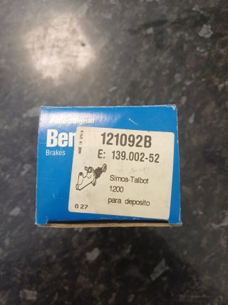 Bomba de embrague Bendix 121092B