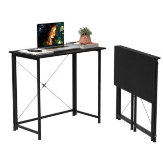 Mesa Escritorio Plegable Negra