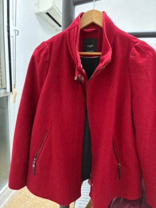 Chaquetón Rojo Mango Talla M