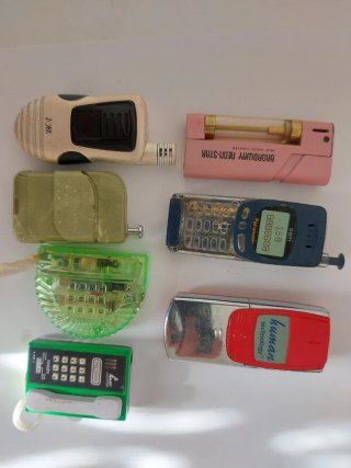 Set di 6 accendini vintage