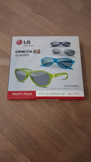 Pack 4 Gafas 3D LG Cinema AG-F315