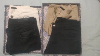 Lote 4 Pantalones Massimo Dutti