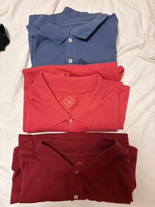 Lote 3 Polos TEX Talla XXL