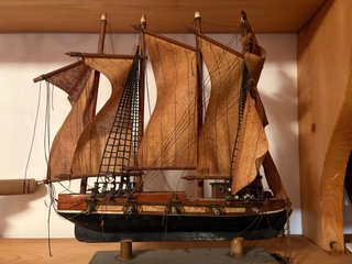 Maqueta de Barco Artesanal