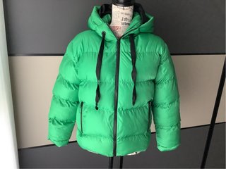 Chaqueta Bomber Verde con Capucha
