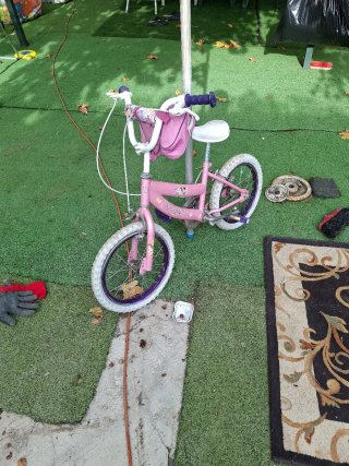 Bicicleta infantil rosa