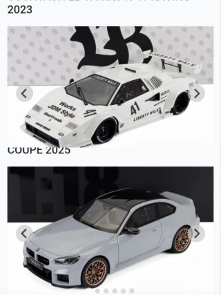 Chiedere la disponibilita.Modellini auto 1:18