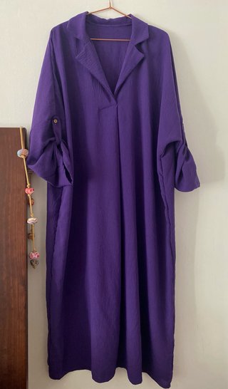 Vestido Boho Morado