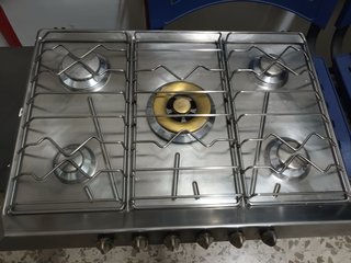 Placa de Cocina Smeg SRV576X 5 Fuegos Acero Inox.