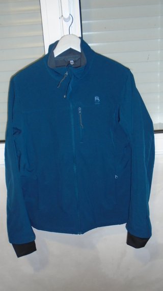 Chaqueta de Montaña Impermeable Azul Talla M
