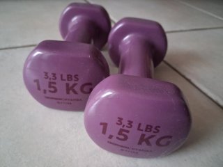 Set di 2 manubri da 1,5 kg