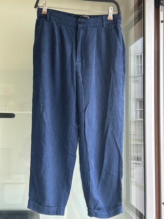 Pantalón Azul Zara Woman