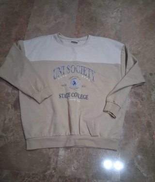 Sudadera Only Beige Talla L