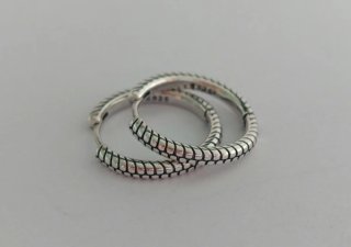 Pendientes aro de plata 2 cm
