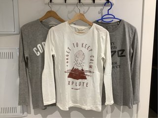 Lote 3 Camisetas Manga Larga Talla M
