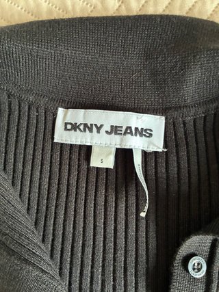 Blusa negra canalé DKNY Jeans