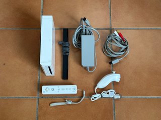 NINTENDO WII BIANCA CONSOLE RVL-101 COMPLETA