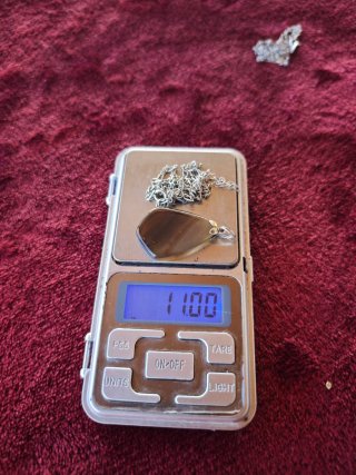 Cadena de Plata con Colgante de Ágata