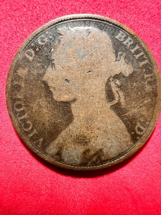 Moneda Antigua 🇬🇧 Gran Bretaña 1 Penny 1890