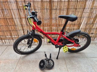 Bicicleta Infantil Btwin Roja