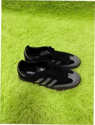 Adidas Samba OG Rhinestone Negro/Plata Talla 36