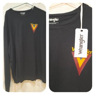 Camiseta Wrangler Negra Talla L