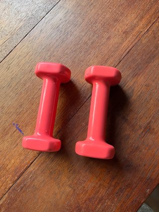 Set di 2 Manubri Rosa 1K