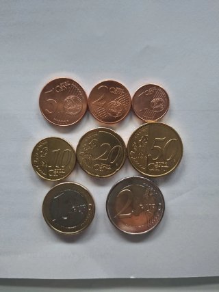 Lote series Euros España 99+00+01+16 2€ Conm 2007