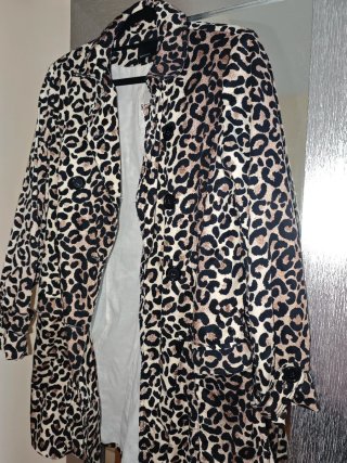 Gabardina Estampado Animal Talla L
