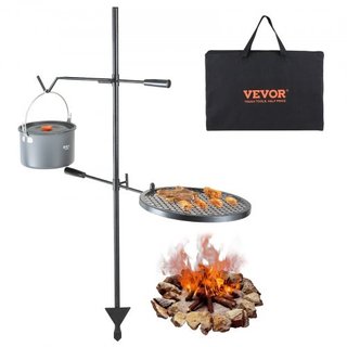 Swivel Campfire Grill uso intensivo útil · para la