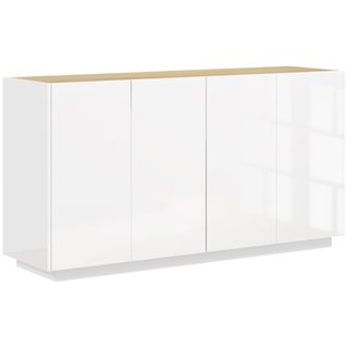 Aparador Blanca Brillo Madera Pino Vintage 140cm